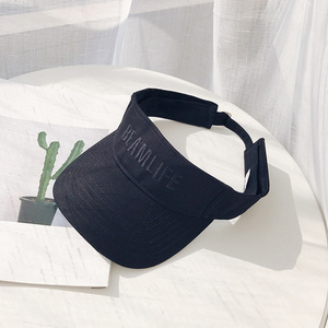 Casquette de golf personnalisée de haute qualité en gros, visière unie avec logo, visière vide ajustée pour le sport et le cyclisme - Product Image 1