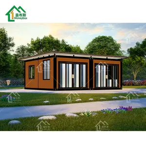 Canton fair 2023 outdoor temporary modular prefab luxury light steel framing prebuilt fire resistant prefabricated homes