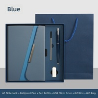 Ensemble cadeau carnet et stylo d'affaires, carnet à trois volets en cuir PU de luxe personnalisé, stylo, ensemble de papeterie de bureau professionnel, cadeau promotionnel