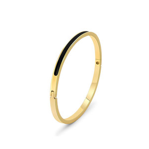 Wholesale 316L Stainless Steel 14k 18k Gold Plated Fashion <b>Bracelets</b> & <b>Bangles</b> Enamel <b>Bracelet</b> for Women - Product Image 5