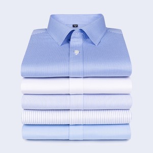 Camisas de <span class=keywords><strong>Hombre</strong></span> de Manga Larga de Alta Gama 100% Algodón Antiarrugas Listas para Usar con Tratamiento DP sin Plancha para Negocios Profesionales ODM - Product Image 1