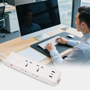 Winning Star Power Strip 3M 10A 2500W With <b>USB</b> Ports And Overload Protection For Home Office Use - Product Image 3