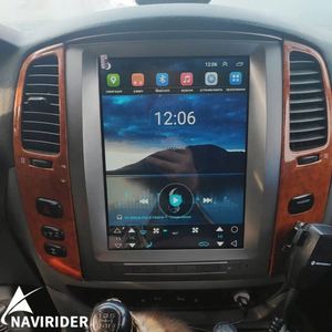 Navegación con Pantalla Tesla Android 13 para Toyota Land Cruiser 100 LC100 para Lexus LX470, Radio GPS para Auto, Radio Multimedia, Carplay - Product Image 1