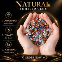 Sinyore En gros Copeaux de cristaux de pierres précieuses polies, gravier naturel d'améthyste et de quartz rose, pierres tendance pour mariages et événements festifs