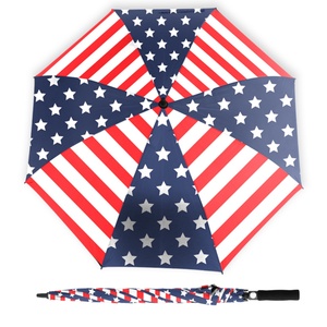 High Visibility Flag Safety Reflective Edge Golf <b>Umbrella</b> for Night Walking Waterproof Windproof Golf <b>Umbrella</b> - Product Image 3