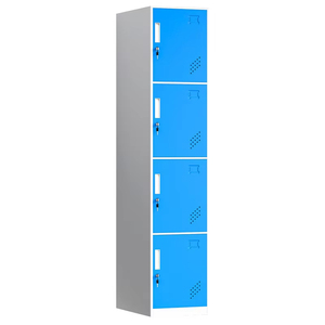 <span class=keywords><strong>Casier</strong></span> de bureau <span class=keywords><strong>empilable</strong></span> en acier 1/2/3 niveaux, armoire de rangement métallique antivol et ignifuge pour usage professionnel - Product Image 5