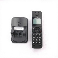 Téléphone sans fil numérique DECT 6.0 SC-1803-DP avec sonnerie réglable, identification de l'appelant double mode, fonction de recomposition et 10 heures d'autonomie en conversation
