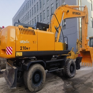 Excavadora Hyundai 210W-7 de Segunda Mano, Procedente de Corea, 21 Toneladas, Alto Rendimiento, 210W-7 en Venta - Product Image 3