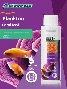 Nourriture concentrée liquide pour coraux à descente lente pour aquarium de poissons avec artemias, rotifères et plancton - en bouteille - Product Image 4