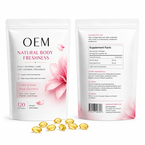 Suplemento Desodorante Corporal de Marca Privada OEM ODM, Cápsulas de Gel Suave a Base de Plantas Naturales para Frescura Interna, Venta al Por Mayor, Vegano - Product Image 1