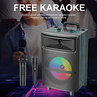 SING-E ZQS12139 Micrófono DJ Inalámbrico Portátil y Altavoz Bluetooth con Precio Competitivo para Uso Doméstico