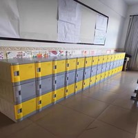 Casier à vêtements en plastique ABS pour salle de sport, équipement de fitness, casier de gym