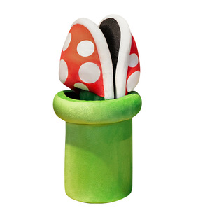 Chaussons <span class=keywords><strong>Mario</strong></span> Champignon Piranha Plant Chaussons d'intérieur d'hiver chauds en peluche Chaussons d'intérieur en polyester durable - Product Image 4