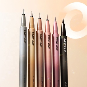 Eyeliner imperméable ultra-fin coloré Eyeliner liquide anti-taches longue durée avec une pointe souple - Product Image 1