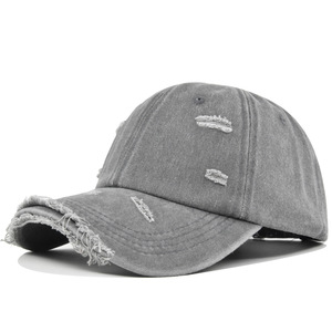 Bordado Street Style Moda Sombrero de béisbol desgastado Logotipo personalizado Vintage All-Season Gorra de béisbol para hombres - Product Image 6