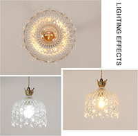 Lampe suspendue moderne à motif floral, luminaire suspendu créatif en cristal avec hauteur réglable, plafonnier doré avec douille E27