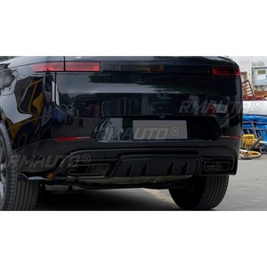 สำหรับ Range Rover Sport 2023+ ชุดแต่งกันชนหลัง ลิปสปลิตเตอร์ ดิฟฟิวเซอร์ ชุดแต่งตัวถังรถยนต์ ฝาครอบป้องกันกันชน อุปกรณ์ตกแต่งรถยนต์ - Product Image 4