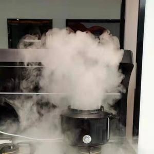 Integrated <b>Range</b> Hood And Stove Demonstration Pot 24Cm 6 Heads Foggy White Steam Generator For Exhibition Display - Product Image 1