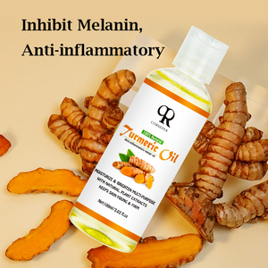 Logotipo personalizado, vitamina C orgánica, ilumina la cara y el cuerpo, fragancia de aceite de oliva esencial, aceite de masaje corporal de cúrcuma - Product Image 3