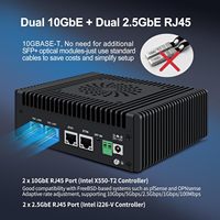 Mini PC CWWK N150 Firewall, DDR5, 4 Puertos 10GbE RJ45 + 2.5GbE LAN, Doble NVMe S7 Pro, Dispositivo OPNsense, Micro PC, Mini Computadora