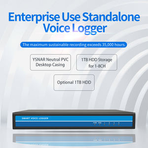 4CH Standalone PSTN FSK/DTMF Festnetz anruf Automatischer Sprach rekorder für Call Center, Netzwerk HDD 2-Wege-Radio-Sprachlogger - Product Image 2