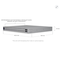 Tout nouveau commutateur réseau POE de couche 3 USW-Pro-HD-24-PoE(600W) avec capacité de 230 Gbps et taux de transmission de 10/100/1000 Mbps