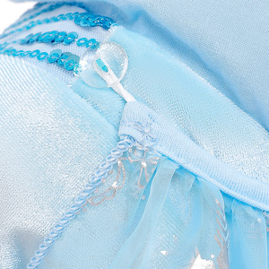 Robe de princesse pour filles, déguisement d'Halloween, costumes de <span class=keywords><strong>film</strong></span> et de télévision avec cape en polyester - Product Image 5