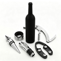 Coffret Cadeau Nouvel An en Forme de Bouteille de Vin – Kit Décapsuleur et Accessoires pour Vin