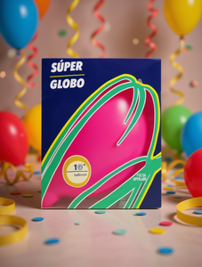Palloncini in Lattice Sper Globo da 10 Pollici, Rotondi Blu, per Feste di Compleanno - Product Image 2
