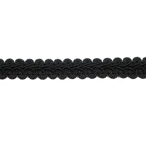factory direct wholesale 12mm green pink white black centipede herringbone braid lace ribbon gimp trim