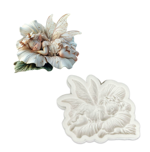 Nueva herramienta para hornear Little Angel <span class=keywords><strong>Fondant</strong></span> molde <span class=keywords><strong>de</strong></span> silicona Venta caliente decoración <span class=keywords><strong>de</strong></span> <span class=keywords><strong>pasteles</strong></span> 3D Girl molde <span class=keywords><strong>de</strong></span> silicona - Product Image 4