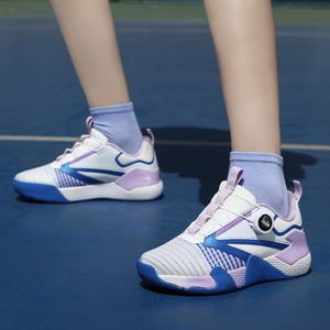 Nuevas Zapatillas de Bádminton y Pádel de Talla Grande con Logo Personalizado, de Goma y Cuero, Antideslizantes, Transpirables y Cómodas <span class=keywords><strong>para</strong></span> Pickleball y <span class=keywords><strong>Tenis</strong></span> <span class=keywords><strong>para</strong></span> <span class=keywords><strong>Hombre</strong></span> - Product Image 4