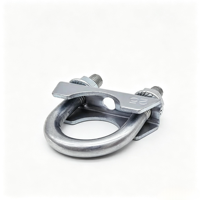 Collier de serrage en acier au carbone pour tuyau d'échappement, pièces de camion