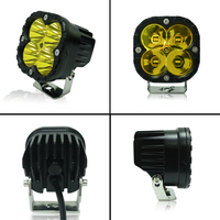 Feux de travail LED 3,5 pouces DRL 40W 2025, 12V 24V, pour Jeep 4x4, UTV, ATV, moto tout-terrain, voiture