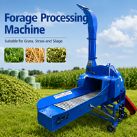 Machine à couper le foin à alimentation automatique 9Z-4.5A, broyeur d'herbe industriel, hacheuse de paille pour l'alimentation du bétail