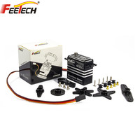Servo de Dirección Digital sin Escobillas de Alta Precisión, Totalmente Metálico, Alto Torque de 40 kg, Codificación Magnética, Engranaje de Acero de 360°, para Aviones y Coches RC