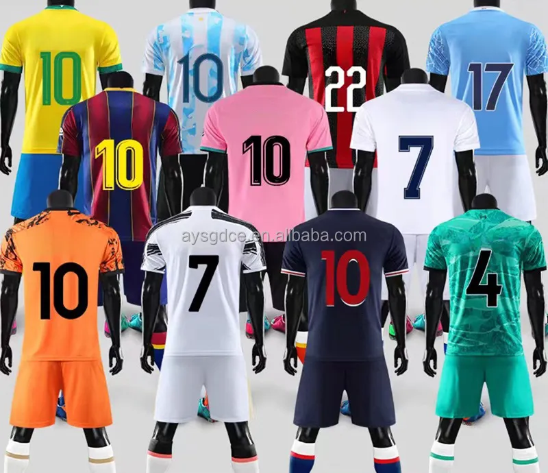 Vendita produttore 2324 maglia da calcio di alta qualità uniforme da calcio concorso sportivo appassionati di visione tute da calcio con calzini