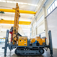 CE 2026 Hengwang Foreuse rotative diesel pour puits d'eau sur chenilles, profondeur max. 600m, composants essentiels du moteur