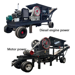 Concasseur à mâchoires <span class=keywords><strong>mobile</strong></span> haute productivité HAOTUO, moteur diesel, modèle 300*500, pour pierre bleue, granit, calcaire, charbon de mine - Product Image 6