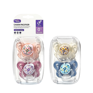 Vente Flash : Sucette Bébé en Silicone de Qualité Alimentaire Sans BPA pour 0-12 Mois, Design Portable avec Motif Fruits Frais - Product Image 2