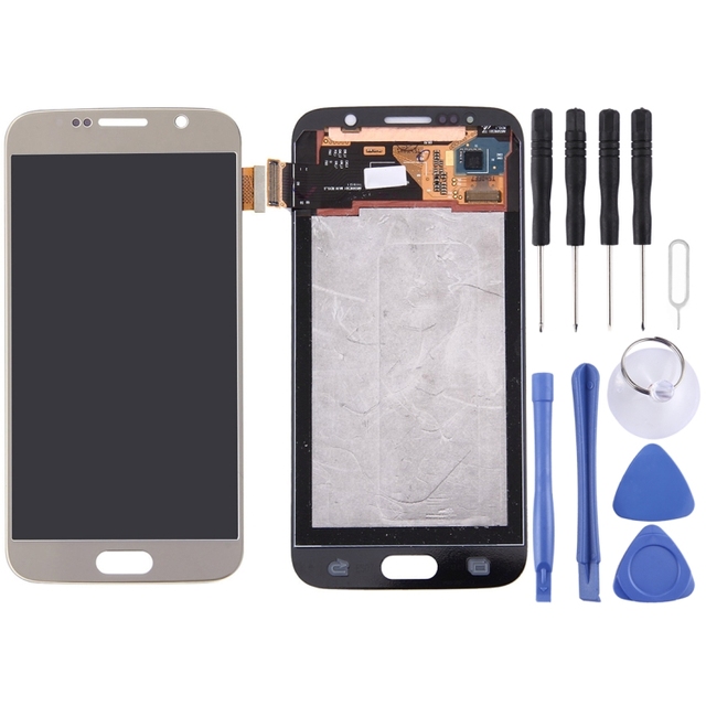 Low Price Original LCD Screen and Digitizer Full Assembly for Galaxy S6 / G9200, G920F, G920FD, G920FQ, G920, G920A, G920T G920S