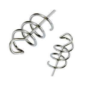 ขึ้นรูปโลหะแบบกำหนดเอง ลวดสแตนเลส 304/316 แบบ Twistlock พร้อมสปริงล็อคกลางสำหรับเหยื่อพลาสติกนิ่ม - Product Image 5