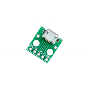 Ventes chaudes Adaptateur MICRO USB vers DIP Connecteur femelle 5 broches Type B Convertisseur de carte de circuit imprimé Pinboard 2.54 - Product Image 6
