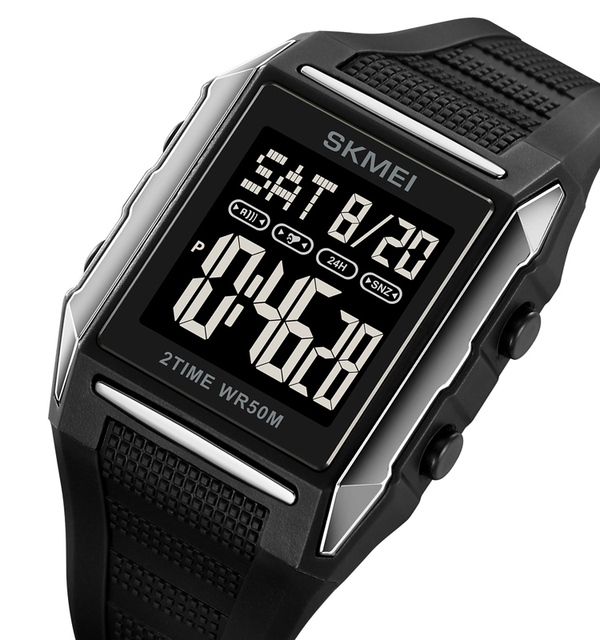 Original Factory Wholesale Skmei 2257 Sport Digital Watch for Men 5ATM Waterproof Fashion Style Black Army Green Wristwatch
