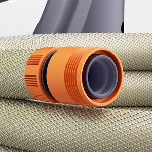 Enrouleur de tuyau d'eau rétractable à boîtier robuste de 1/2 "enrouleurs de tuyau d'arrosage muraux portables avec buse à 10 fonctions - Product Image 5