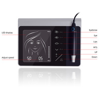 Machine de Micropigmentation Dermographe pour Tatouage, Stylo Numérique de Maquillage Permanent Charmant pour Microblading des Sourcils et Aiguilles Microblade