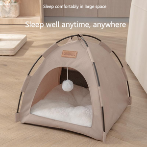 Cama Portátil para Mascotas, Ecológica, de Lujo, Sostenible, Universal, para Perros y Gatos, Tipo Tienda de Campaña, Pequeña, Desmontable, Lavable, de Tela Resistente - Product Image 2