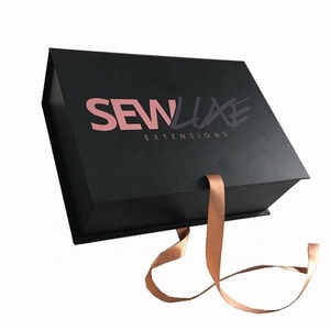 Luxury beauty cardboard boxes for hair extensions
