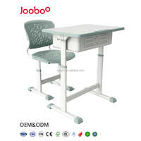 Bureau d'école primaire bureau d'étudiant et ensemble de chaises bureaux de lycée bureau d'étudiant réglable en hauteur ensemble de chaises et de tables d'école