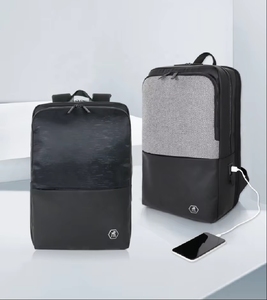 Custom Logo Anti-Theft 14"-15.6" Inch Business Travel Laptop <b>Backpack</b> Smart RFID Waterproof Oxford Material Geometric Zippered - Product Image 6